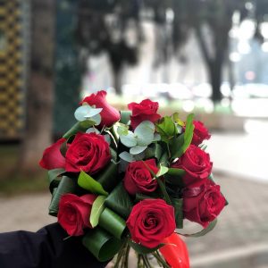 Buchet din 11 Trandafiri rosii