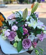 Buchet Alb-Roz-Mov - Image 2
